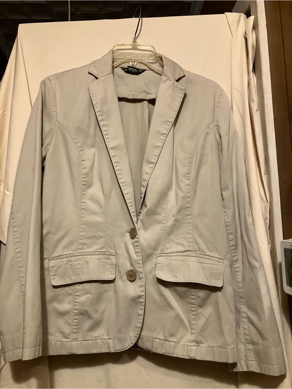 Eddie Bauer Light Khaki Tailored Women's Blazer